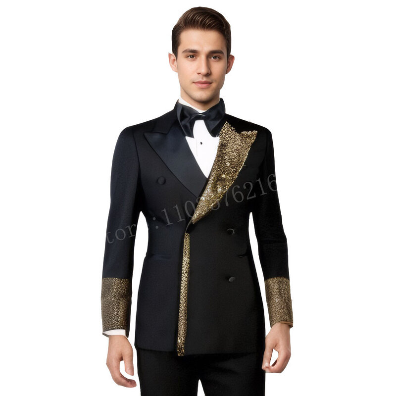 Único botão lapela cetim terno, masculino tailcoat aplicação, pérola formal, festa, casamento, 1 pc