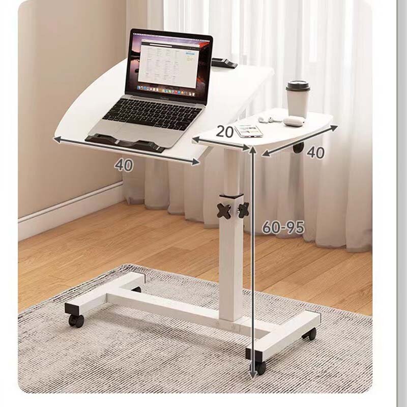 Mesita de noche portátil para ordenador portátil, mesa ajustable, sofá plegable, mesa lateral ensanchada