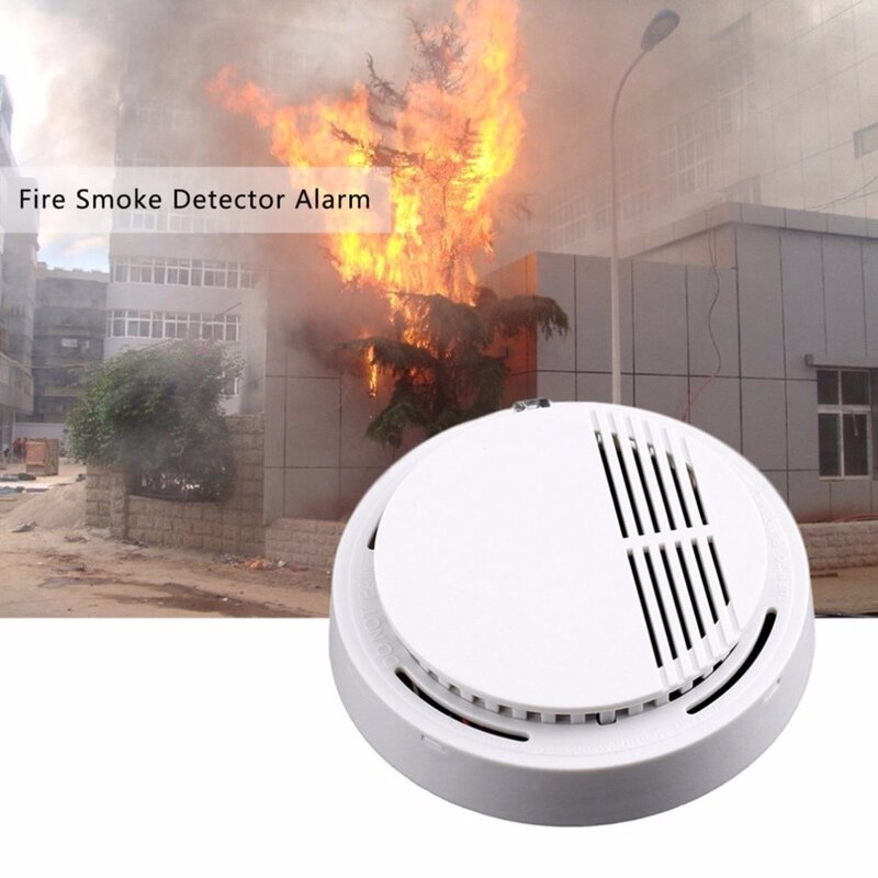 Nowy 1-10 sztuk detektor dymu Alarm przeciwpożarowy technologia fotoelektryczna i niski poziom naładowania baterii sygnał System bezpieczeństwa do ochrony domu kuchnia