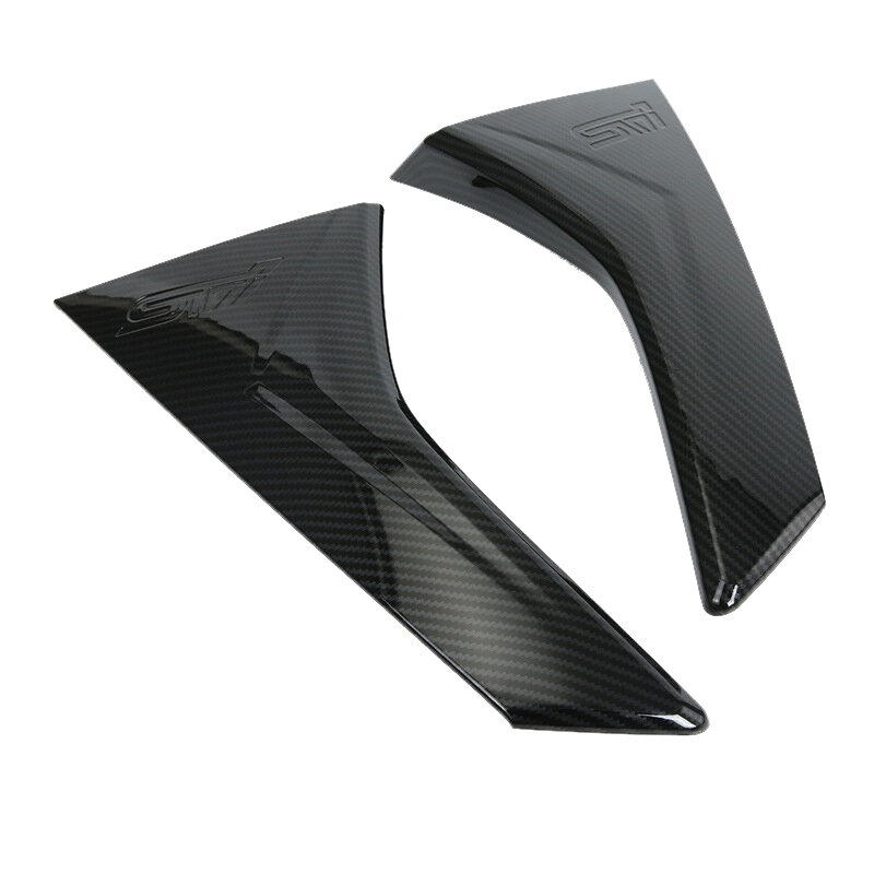 Serat karbon model jendela belakang Spoiler sayap Strip perlindungan Trim untuk XV