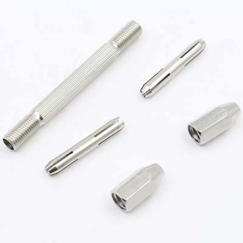 1PC 0-3.1mm Drill Bit Clamp Watchmaker Pin Vice Home Carving Clock Repair Tool Double Ended Screwdrivers Collet Holder