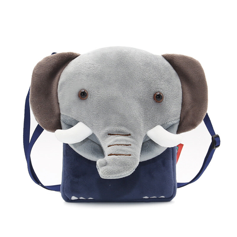 Animal Elephant Kids satchel crossbody bag Cute Cartoon Shoulder backpack Girl Bag Cartoon Phone Bag portamonete