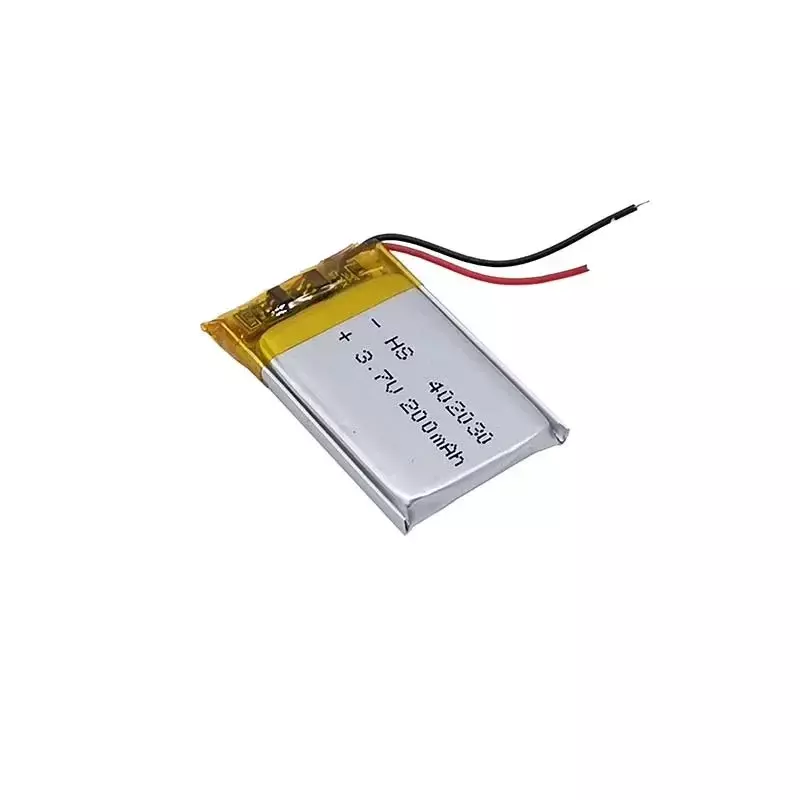 Cellules de batterie rechargeables au lithium polymère Lipo pour enregistreur Bluetooth GPS MP3 MP4, 200mAh, 3.7V, 402030, 042030, 1PC
