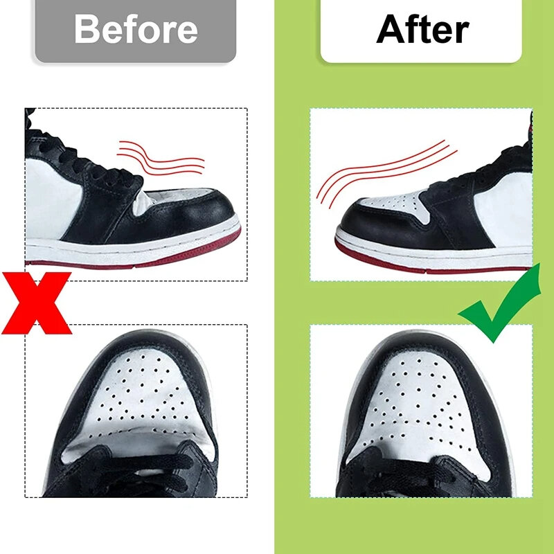 Protetor de sapato anti-vinco para tênis, toe caps, suporte anti-rugas, maca de sapato, extensor, proteção de calçados esportivos