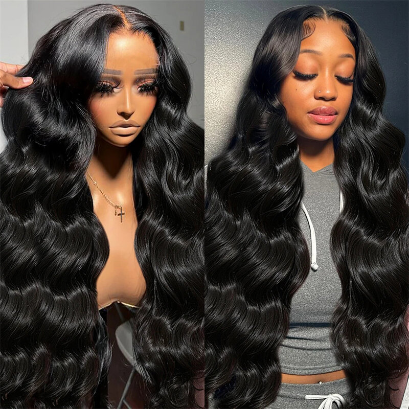 Finros Body Wave 13x6 Hd Lace Frontal Wig Glueless Wig Human Hair Pre Plucked Transparent 13x4 Lace Front Wigs For Women