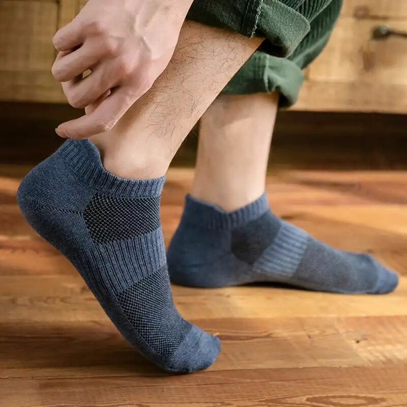 ถุงเท้าตาข่ายข้อสั้นสำหรับผู้ชาย, ถุงเท้าลำลองข้อสั้นสวมใส่สบายเข้าได้กับทุกชุดสำหรับฤดูร้อน