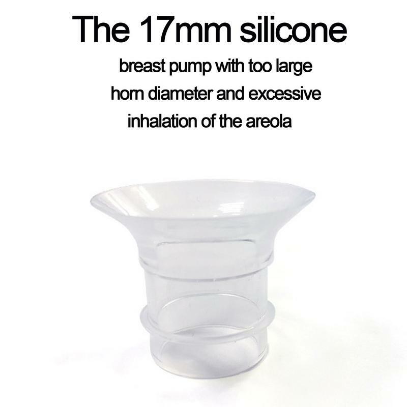 Breast Pump Sizing Insert For Flange Small Breast Pump Horn Caliber 17/19/21/24mm Caliber Size Converter Milk Cup Caliber