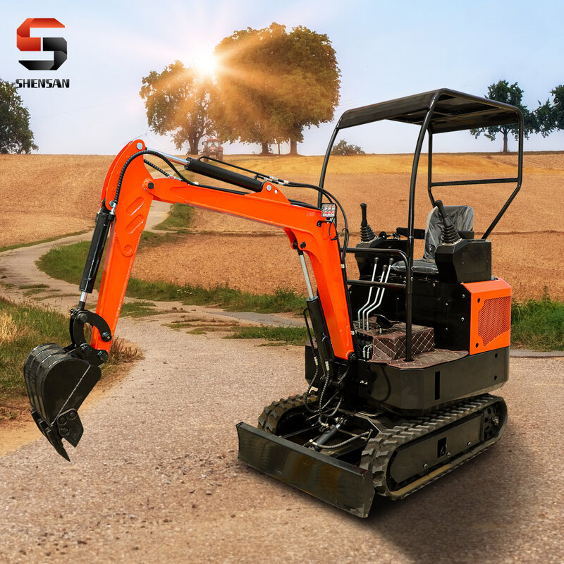Rock ripper construction machinery mini micro small excavator various attachment driller log grabber front bucket customized