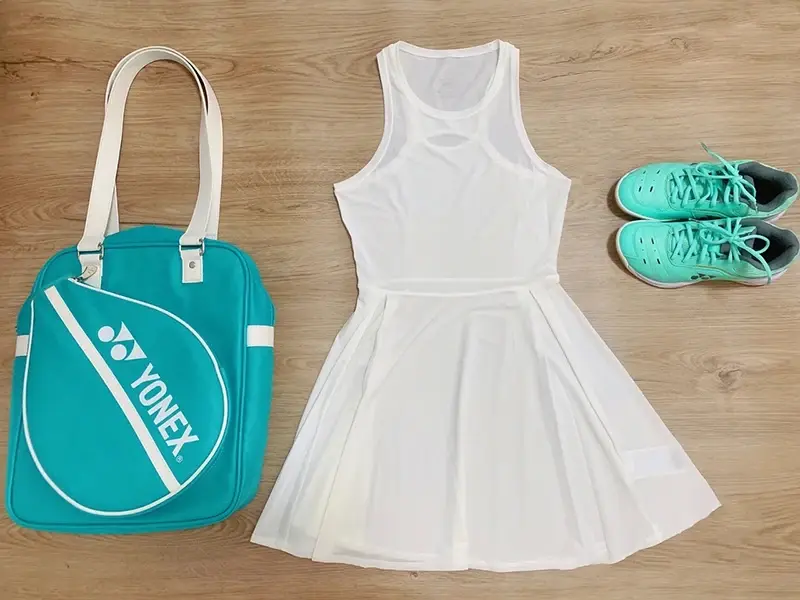 Yonex-Bolsa de raqueta de bádminton auténtica para mujer, bolsa deportiva impermeable con capacidad para 2 raquetas