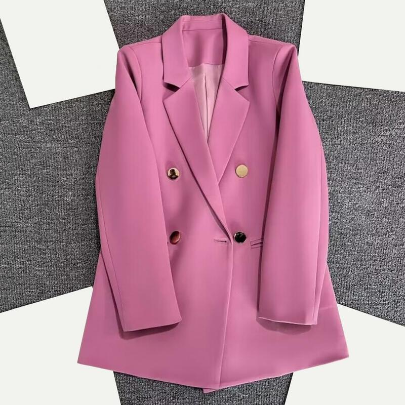 Весенне-осенний Женский блейзер, элегантный корейский Повседневный однотонный костюм, Женская куртка, новые модные женские пальто, Офисная Женская одежда, верхняя одежда
