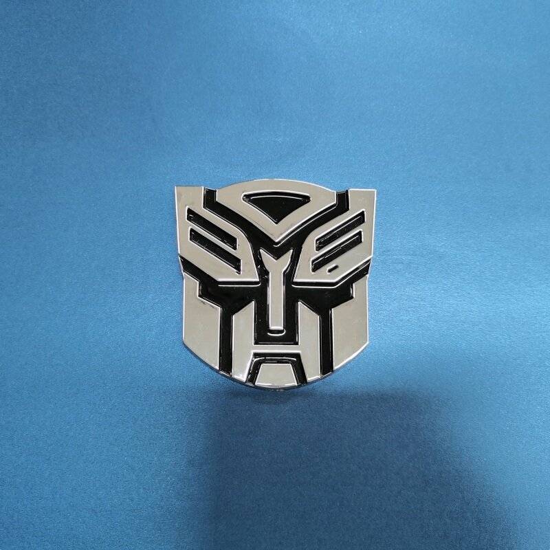1 PCS Transformers Emblem Car Autobot Sticker Chrome Finish ABS Auto Emblems Transformers Autobot Car Accessories