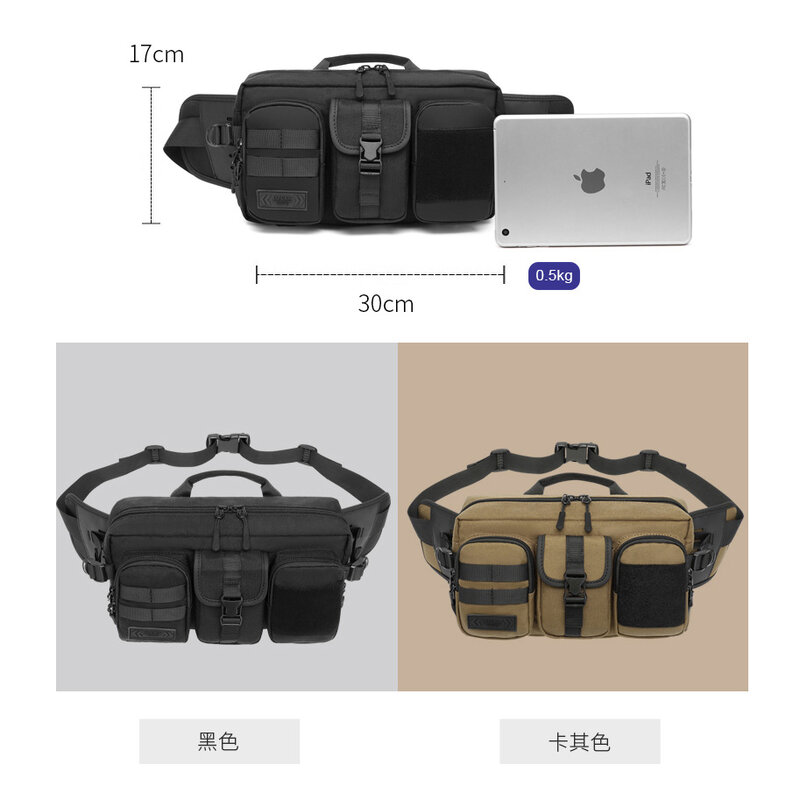 OZUKO tas selempang pengisi daya USB Pria, tas kurir perjalanan pendek modis, tas bahu tahan air dengan pengisi daya USB untuk remaja