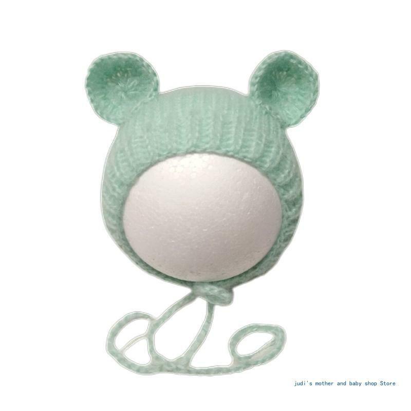 67JC Elegante cappello fotografico per neonati Cappello comodo e carino Accessorio indispensabile per i servizi fotografici per