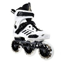 Unisex Fitness 3 Wheels Fix Size Hard Boot Freestyle Urban Performance Slalom Patines 3 Ruedas Roller Inline Skates For Adult