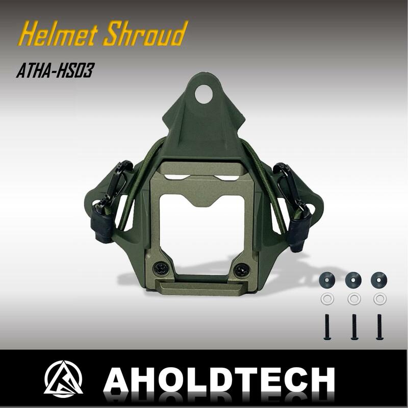 Aholdtech Helmet Shroud Gen3 Modular Bungee Ops Core NVG Mount Adapter for FAST Tactical Bulletproof Helmet Accessories