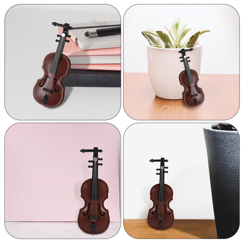 Mini modelos de violín en miniatura, juguetes de madera, colección de instrumentos musicales, muebles de casa de muñecas, decoración, 15/20 piezas