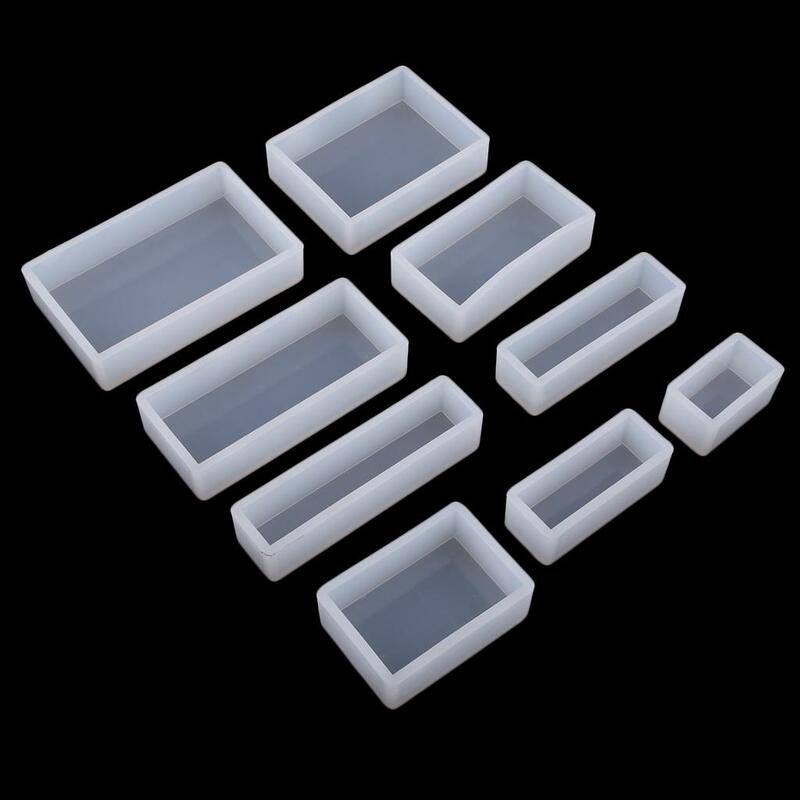 Прямоугольная силиконовая форма из каучука 9x, инструмент для изготовления ювелирных изделий «сделай сам»