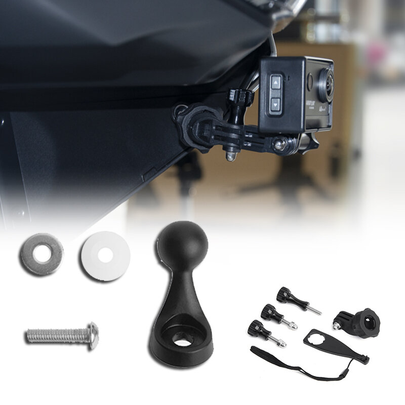 Panical For Honda Gold Wing GL1800 GL1800B F6B Motorcycle 2018-2023 Gopro Accessories Rear View Mirror Action Camera Mount Kit