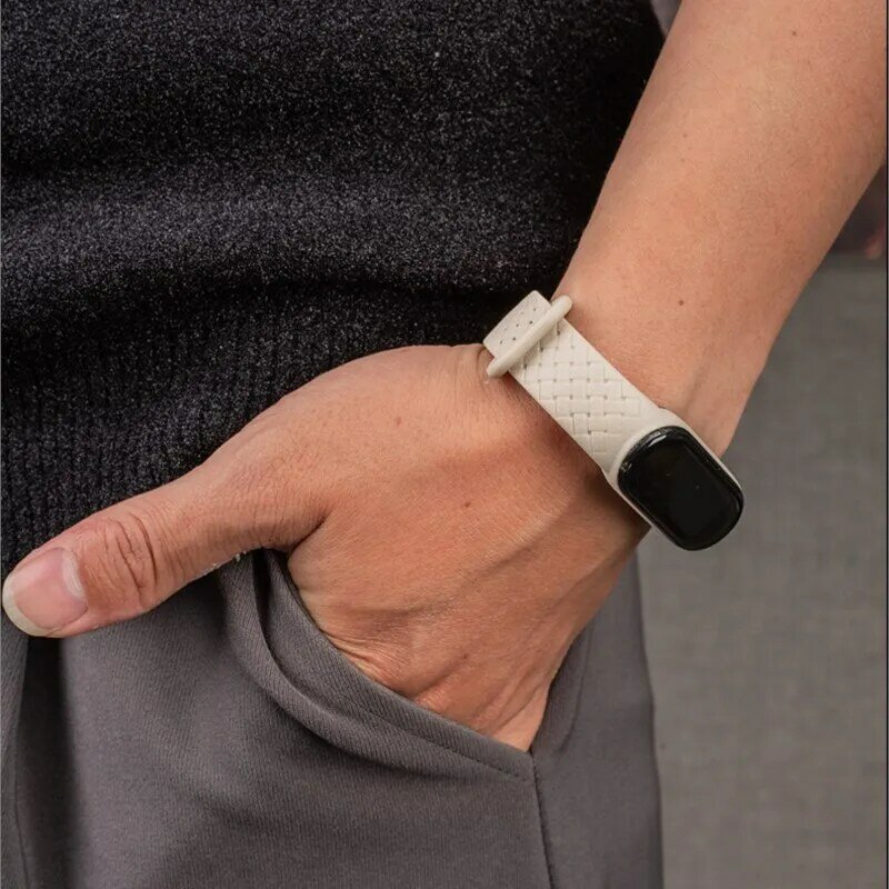 Bracelet for Xiaomi Mi Band 7 6 5 Braided Silicone Watchband Sport Smart Watch Replacement Wristband Correa Mi Band 5 4 3 Strap