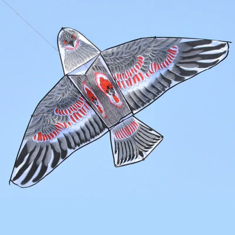 Aquiloni con aquila piatta di alta qualità da 1.1m con linea da 30 metri Golden Eagle Kite Games aquilone per uccelli Weifang aquilone cinese drago volante