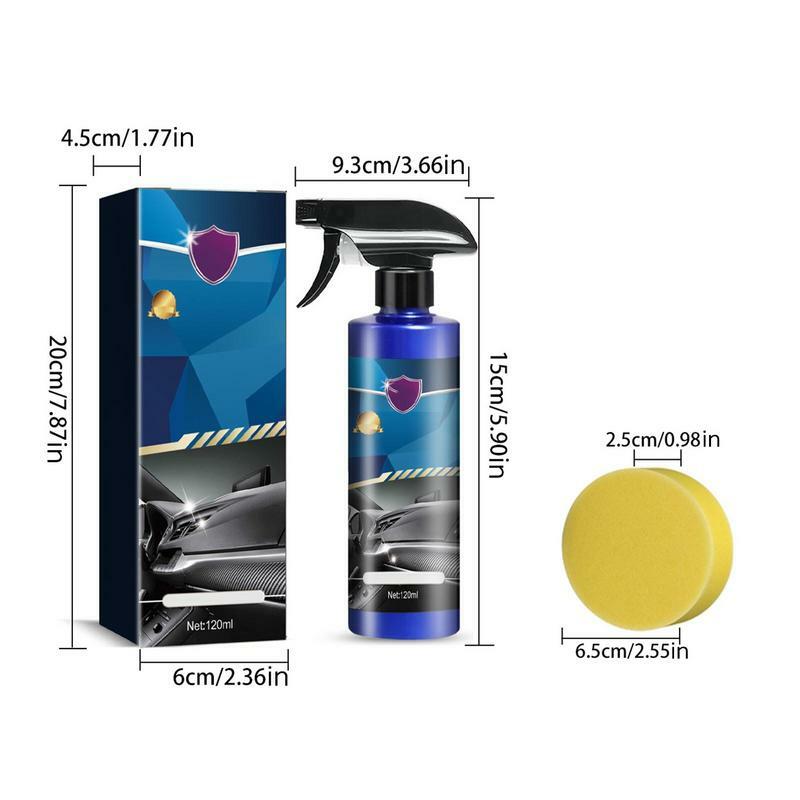 Nanos-Spray de revêtement céramique pour voiture, couche hydrophobe, agent de réparation rapide des rayures fines, peinture de polissage