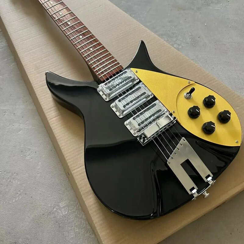 Новая электрическая гитара Rick, новый мост, золотая пластина, все цвета, бесплатная доставка