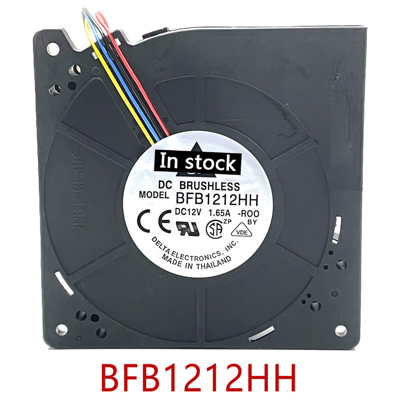 Original 100% working BFB1212HH Electronics 12cm Cooler,Double Ball Bearing PWM 12032 12V Cooling Fan