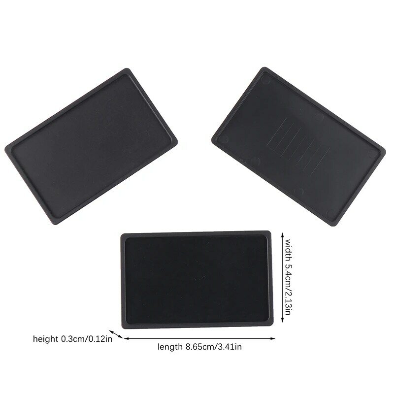 1Pcs Mini Slim Aluminum Metal Case Coin Tray For Card Holde Wallet Case Purse Card Holder Key Desk Tray