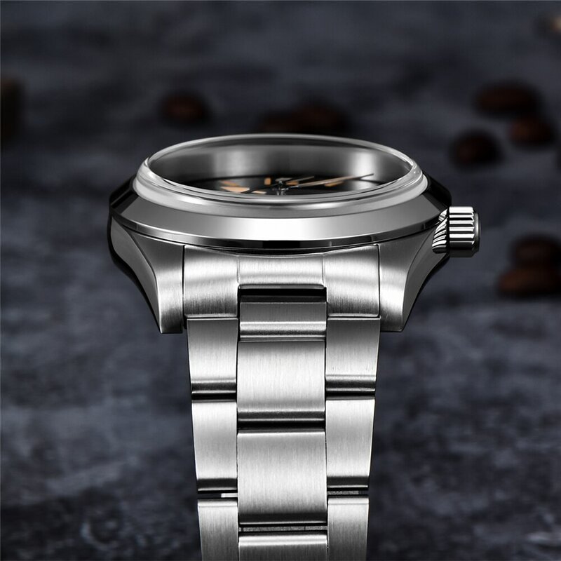 パガーニデザイン2024新品36mm男性自動機械時計nh35サファイアステンレス鋼arコーティング20バー時計男性用
