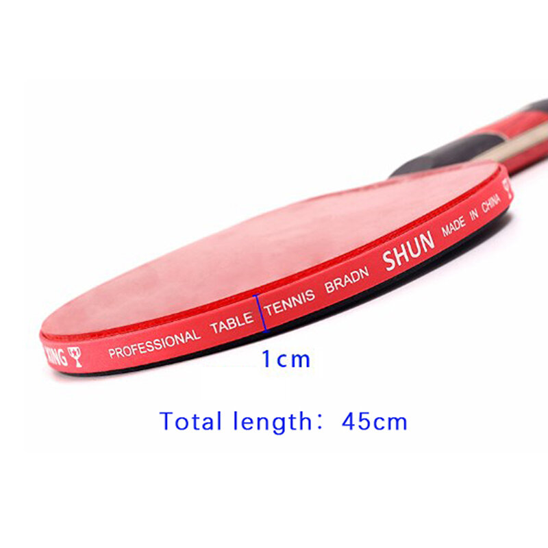 Table Tennis Racket Edge Tape, Acessórios Profissionais, Ping Pong Bat, Fita Lateral Protetora, 2Pcs