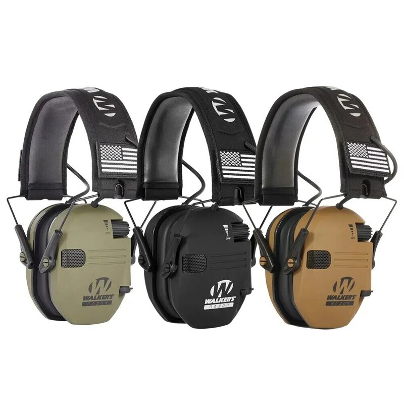 Earmuffs Active Headphones for Shooting Electronic Hearing Protection Ear Protect Noise Reduction Active Hunting Headphone
