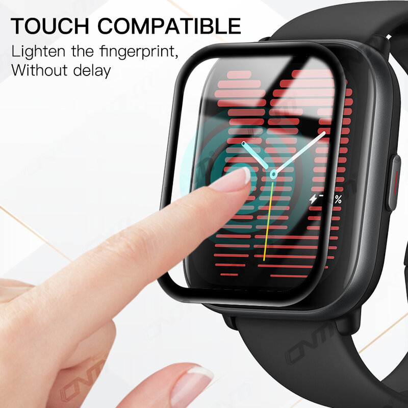 20D Screen Protector for Amazfit Active Anti-scratch Film for Amazfit Active Full Coverage Ultra-HD Protective Film (Not Glass)