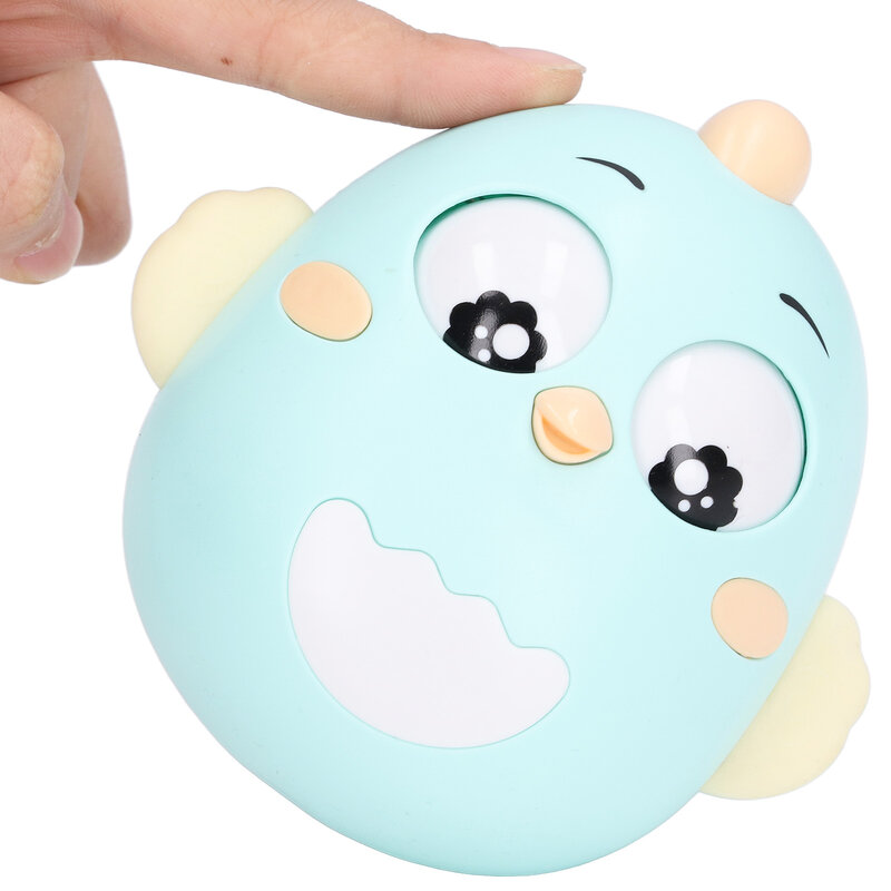 Lindos juguetes de pollito roly-poly, juguete Wobbler de campana integrada, educativo temprano para bebé, niño pequeño regalo para