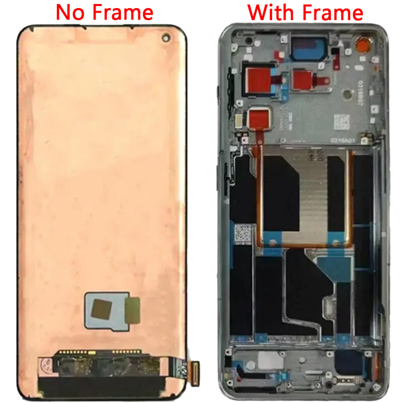 สำหรับ OnePlus 11จอแอลซีดีแสดงผล AMOLED หน้าจอสัมผัส6.7 "onplus 11 1+ 11 PHB110 CPH2447จอแสดงผล LCD CPH2449ชิ้นส่วน LCD