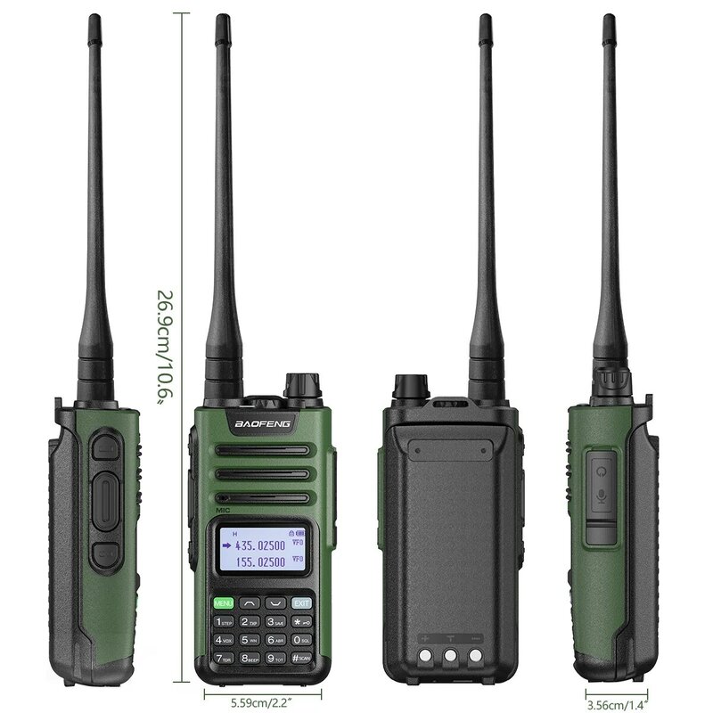 Baofeng M 13 Pro Walkie Talkie Air Band Wireless Copy Frequency Long Range 999CH Type-C UV 5R 13 Pro K5 Ham Two Way Radio