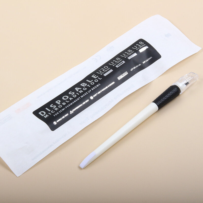 10 قطعة Microblading المتاح أدوات 0.15 مللي متر Microblading أقلام نانو 18 دبابيس U-شكل Microblading لوازم الحاجب الوشم أدوات
