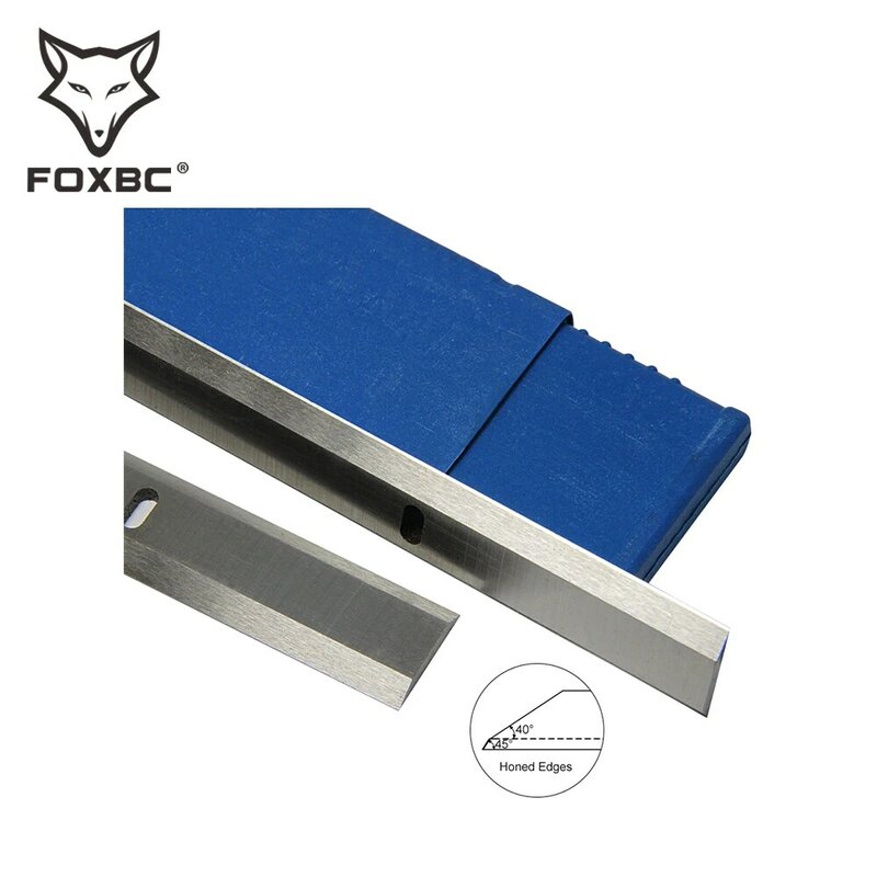 FOXBC – lames de raboteuse, 318 mm HSS, 318x18.2x3.2mm pour GMC TP2000, 2 pièces