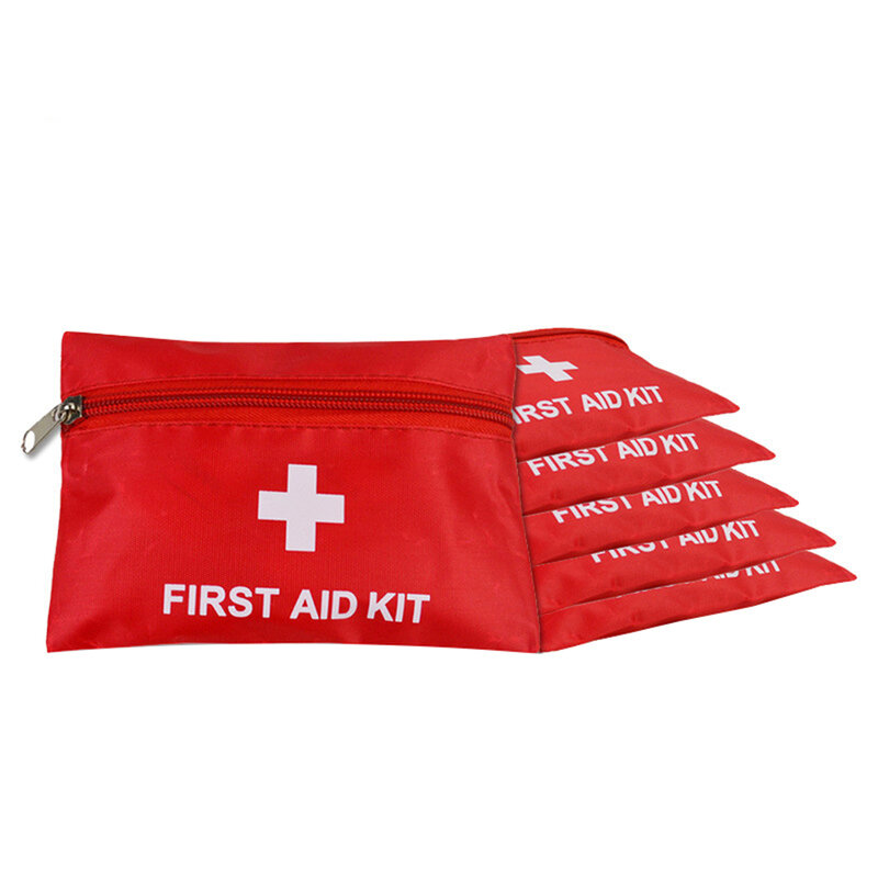 Portátil impermeável kit de primeiros socorros saco Kits de emergência, caso apenas para acampamento ao ar livre, viagens, pesca, tratamento médico de emergência, novo