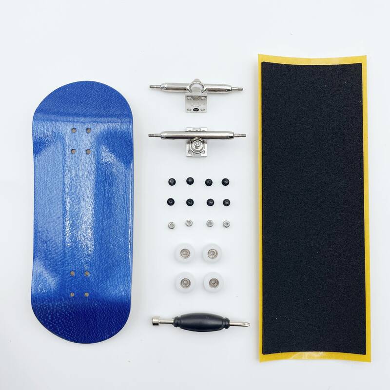 36mm Griffbrett Set profession elles Holzdeck 36mm einachsiger LKW CNC Räder komplettes Mini Finger Skateboard