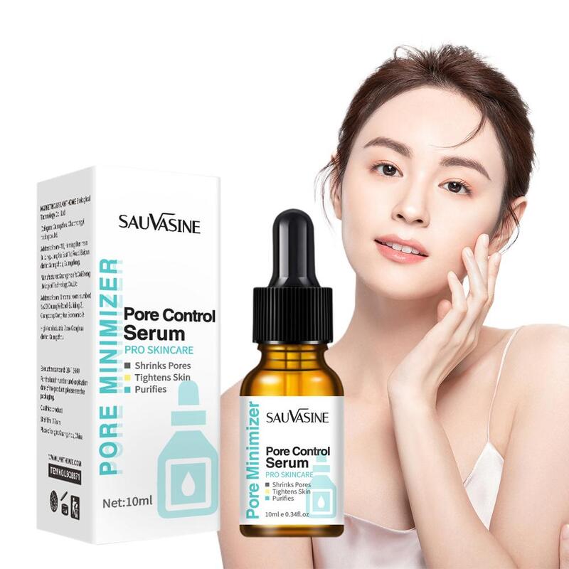10ml Pore Shrinking Serum Firming Tightening Skin Relieve Oil-Control Moisturizing Skin Women Dryness Care Essence Liquid A0A8