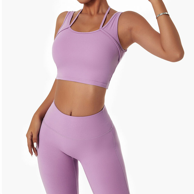 Conjunto do esporte das mulheres terno para o ginásio de fitness conjuntos de roupas das mulheres conjunto de yoga leggings