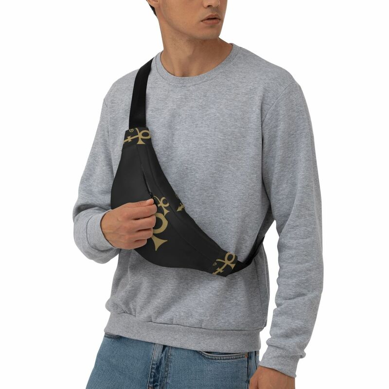 Prince Paisley Park-riñonera Unisex, bolso cruzado multifunción, bolso de pecho, paquete de cintura de viaje corto