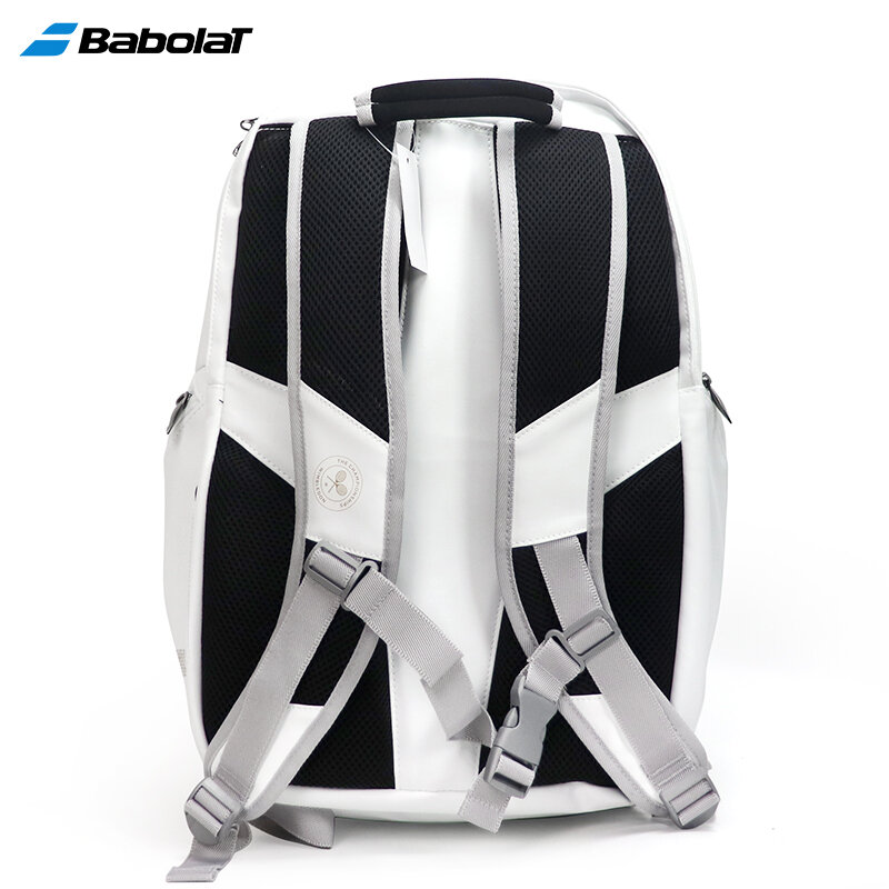 2021 Babolat White Gold WIM Tennis Backpack Men Women Durable 2-Pack PU Squash De Padel Tennis Bag Shoes Accessories Storage Bag