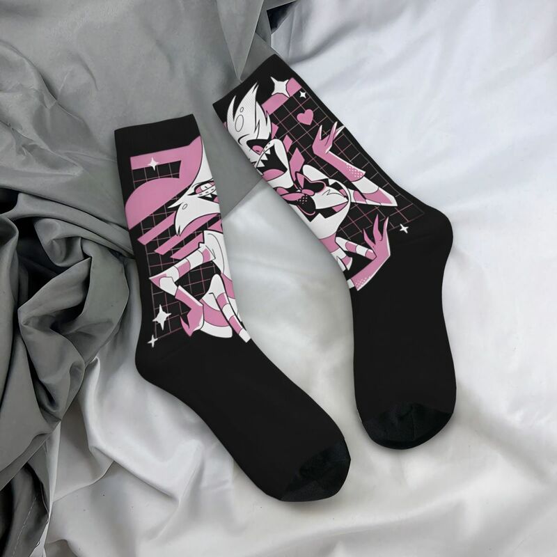 Удобные носки Angel Hazbin Hotels аксессуары для носков для мужчин и женщин, теплые чудесные подарки
