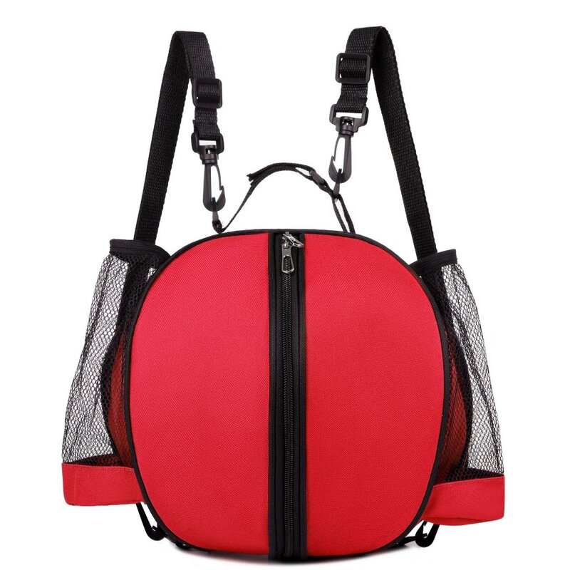 Вместительный рюкзак, сумка для баскетбола, гладкая спортивная сумка с двухсторонней молнией для спортзала, прочная Съемная Наплечная Сумка