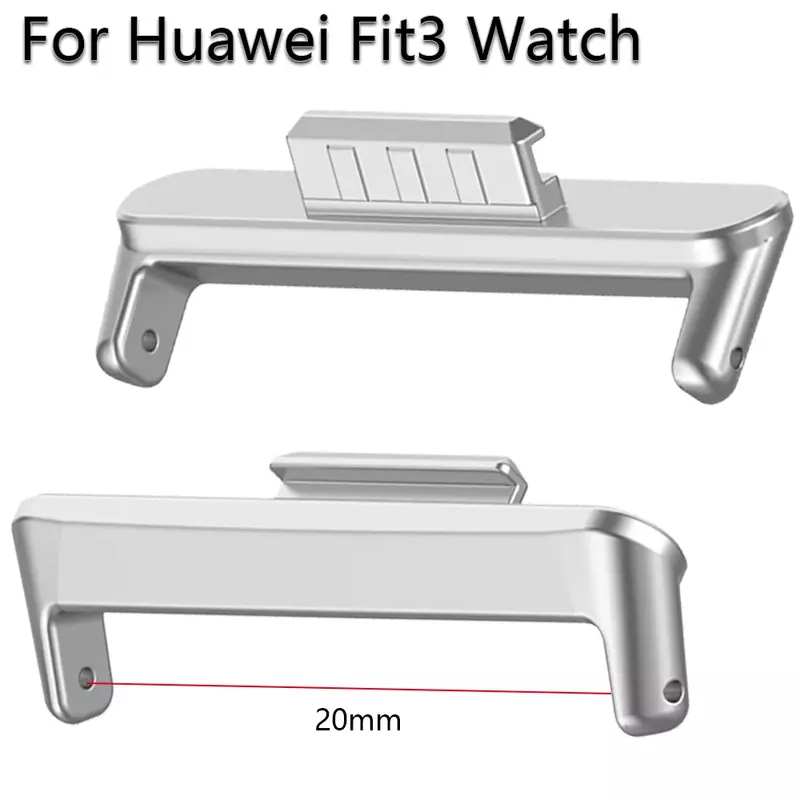 Correa de acero inoxidable para Huawei Watch Fit 3, repuesto de correa de Metal, pulsera rápida para Huawei Fit 3, reloj inteligente