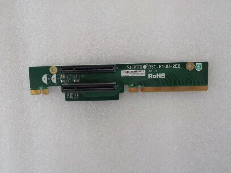 سوبر مايكرو RSC-R1UU-2E8 1U الناهض بطاقة PCI-E