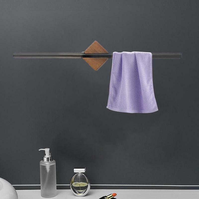 Badet uch halter Acryl Handtuch halter Wandbehang kein Stanz ständer für Küche Bad Handtücher Bademantel Kleidung Lagerung