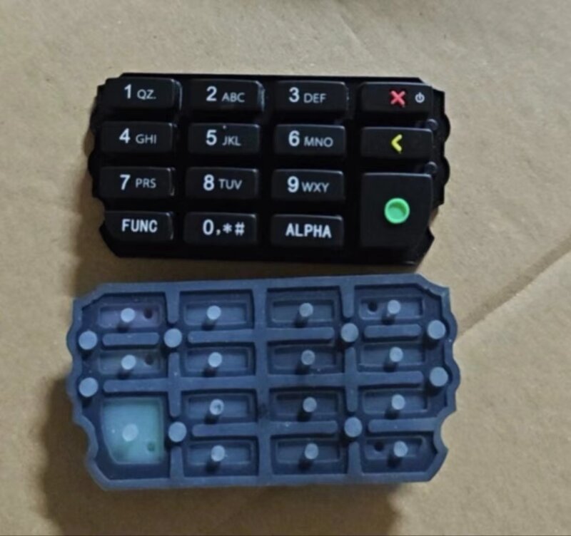 PAX-teclado de goma S920 para Terminal de pago Pos, color blanco y negro