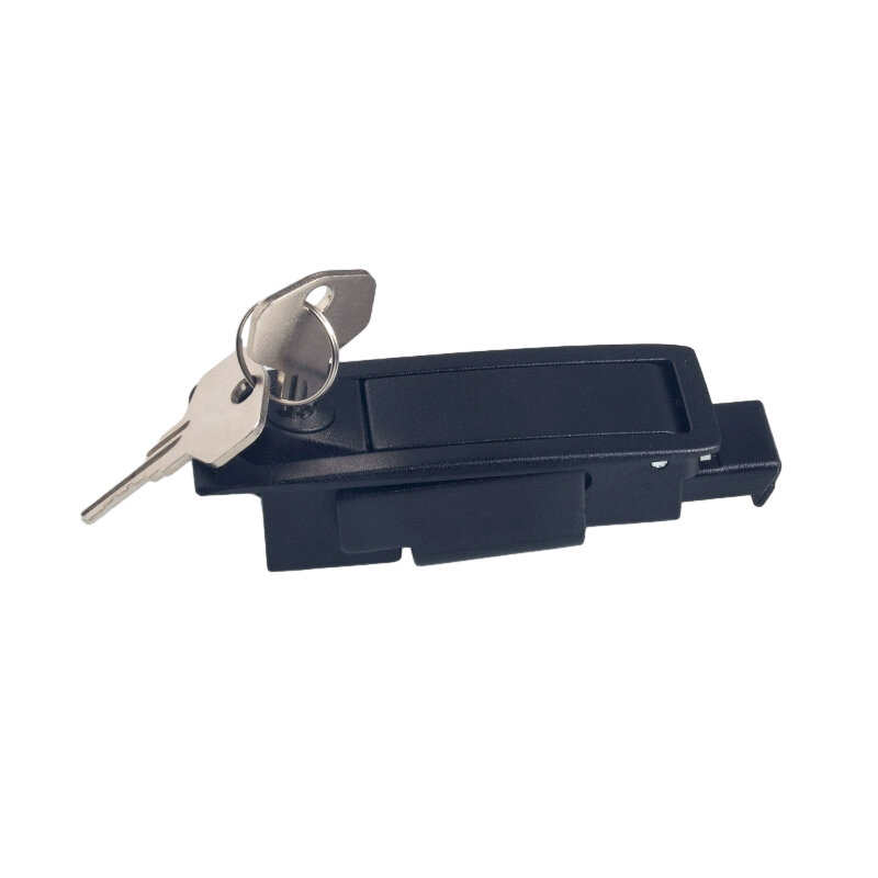 Zinc Alloy Flat Key Lock for Electrical Cabinet Doors, Distribution Box Lock, Switchgear Lock